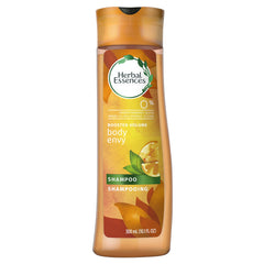 Herbal Essences Body Envy front bottle showing size and citrus label, promotes lightweight volume