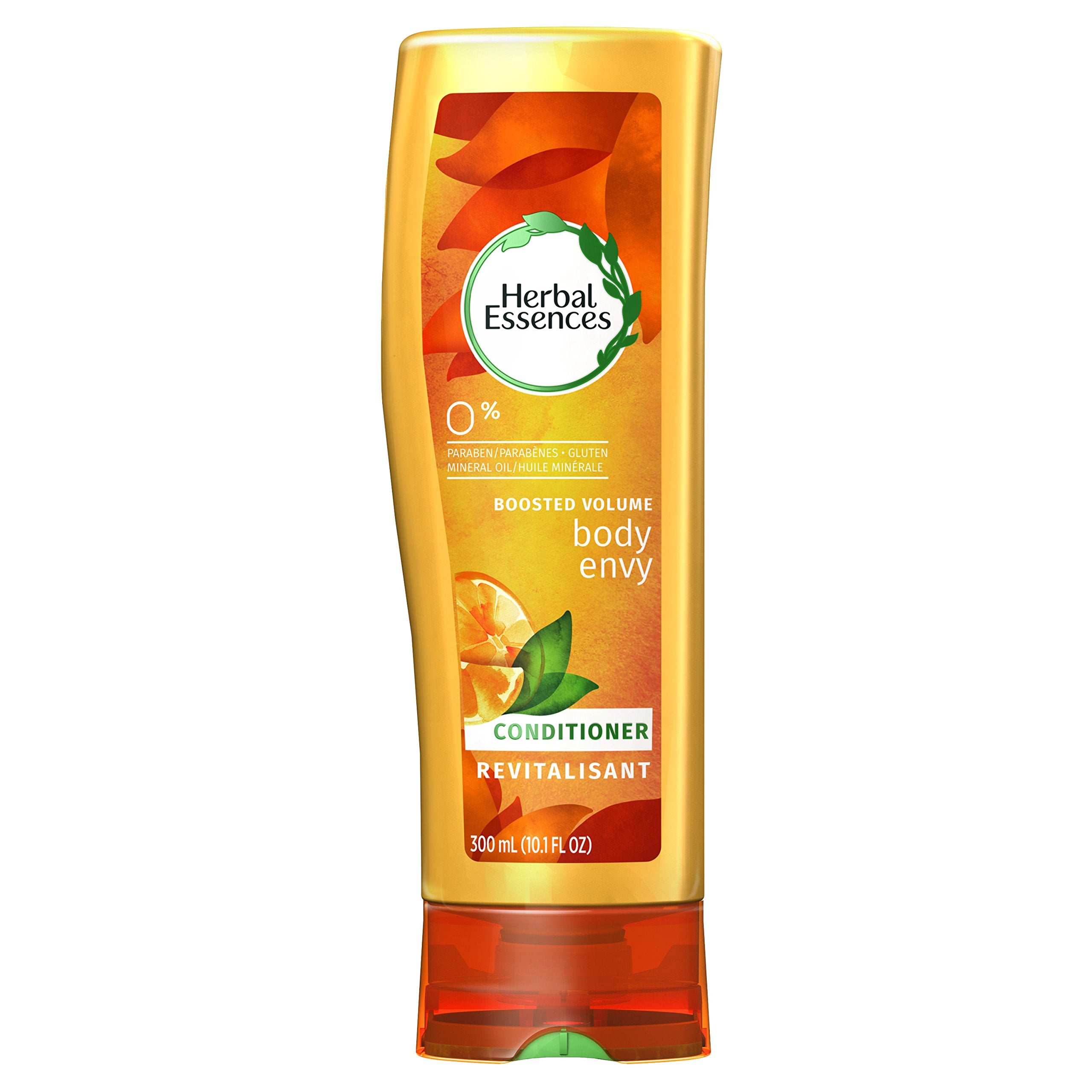 Herbal Essences bottle front view showing packaging and volumizing benefit