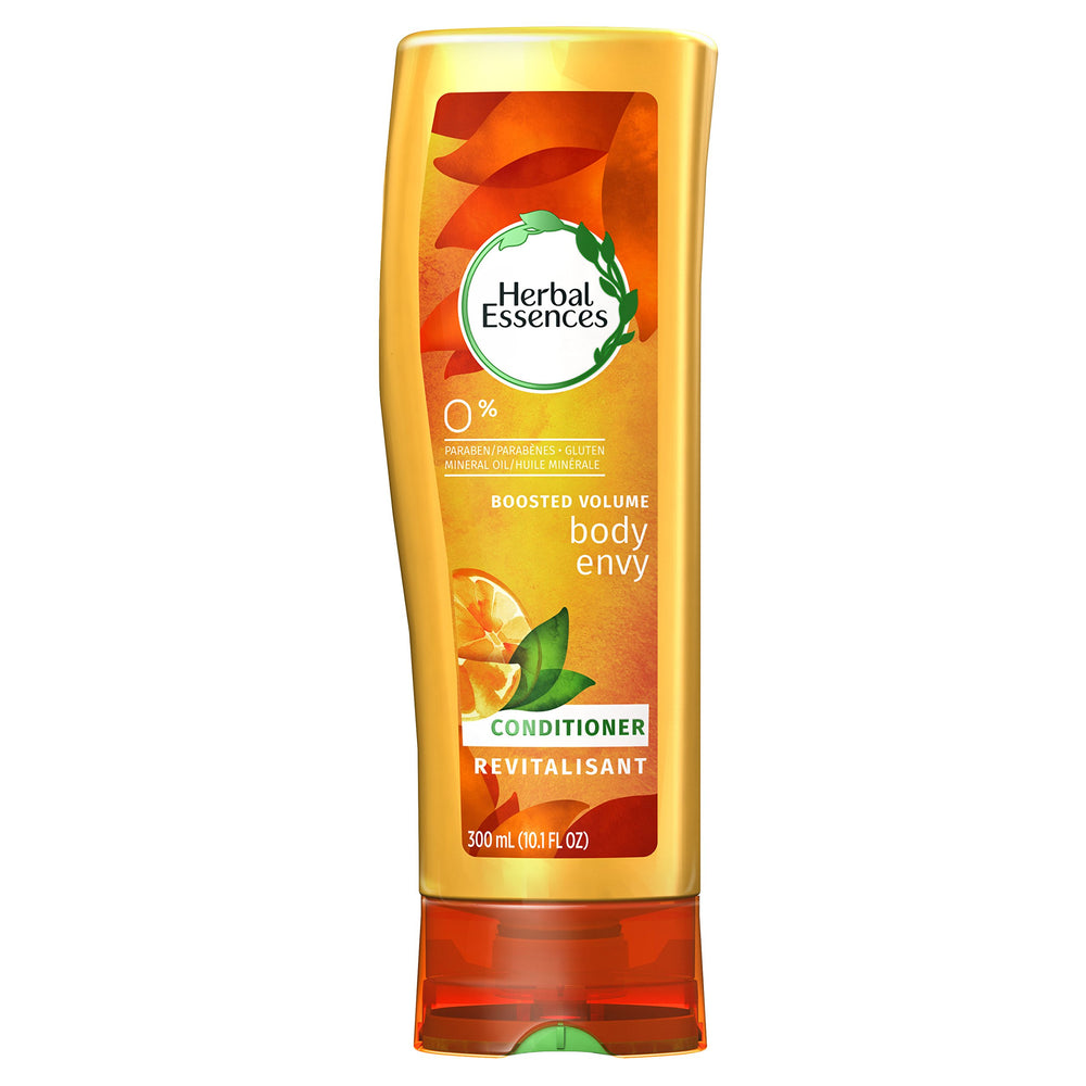Herbal Essences bottle front view showing packaging and volumizing benefit