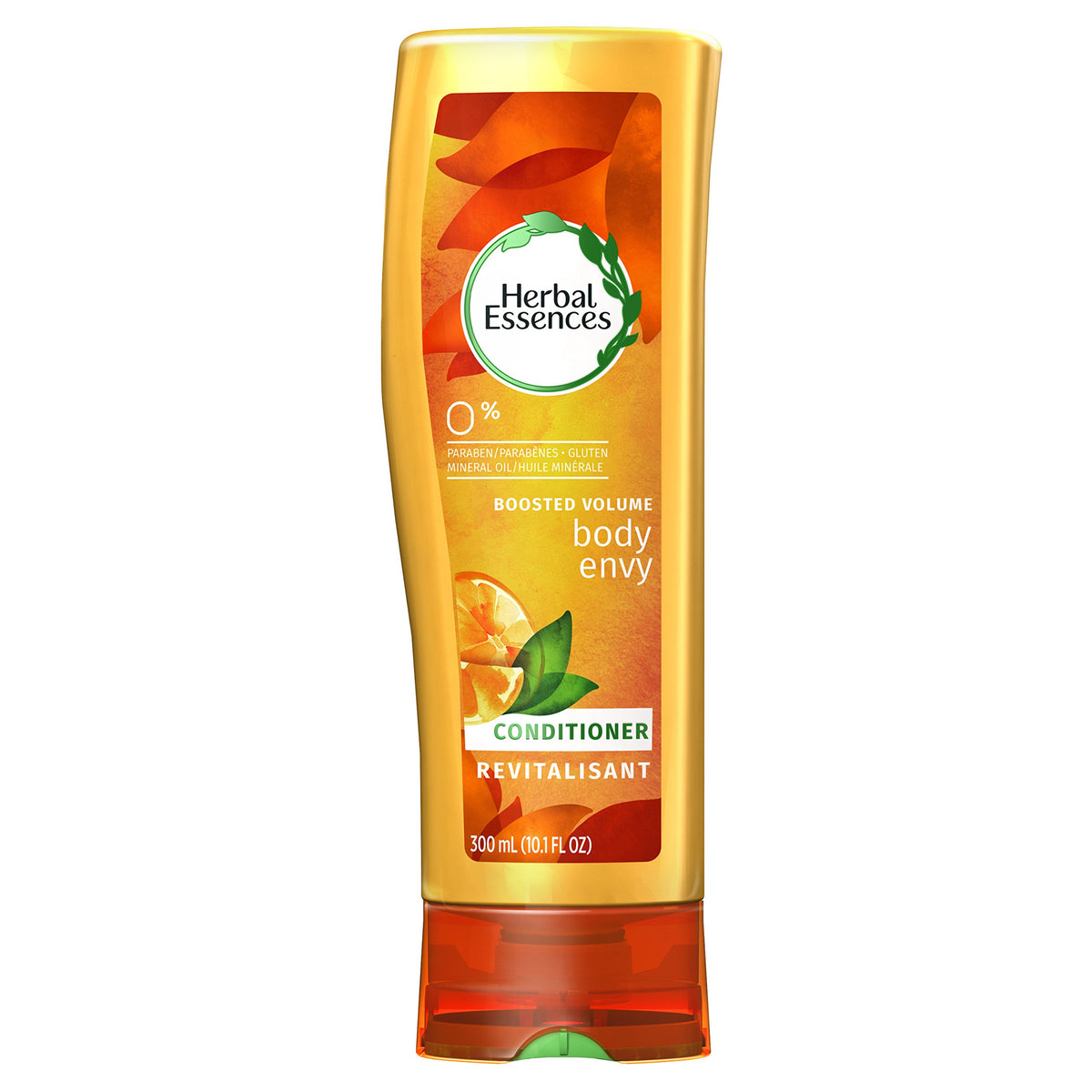 Herbal Essences bottle front view showing packaging and volumizing benefit