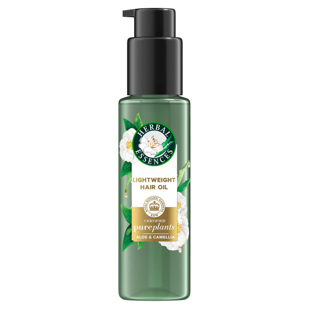 Herbal Essences bottle front showing label and 3.2 fl oz size for clarity
