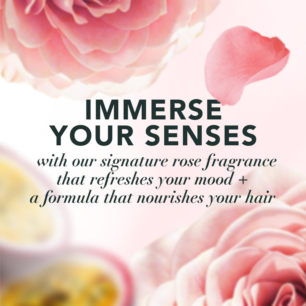 Herbal Essences close-up on conditioned hair texture, demonstrates enhanced shine