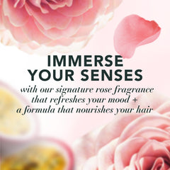 Herbal Essences close-up on conditioned hair texture, demonstrates enhanced shine