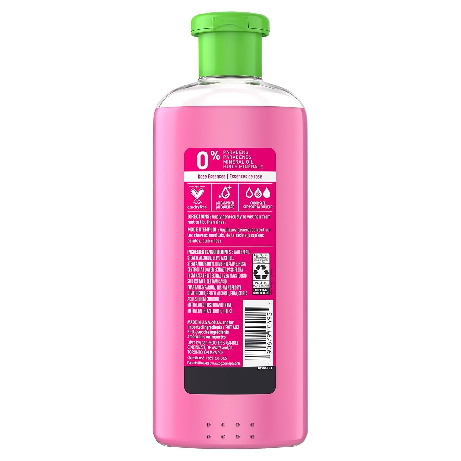 Herbal Essences conditioner cream texture demonstrating smooth detangling