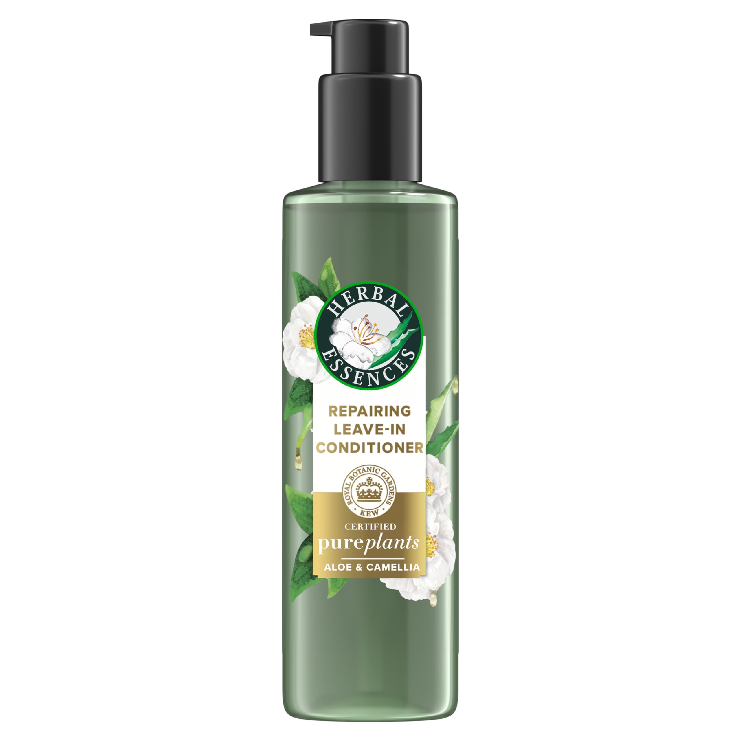 Herbal Essences front bottle view showing label and size, promotes nourishment