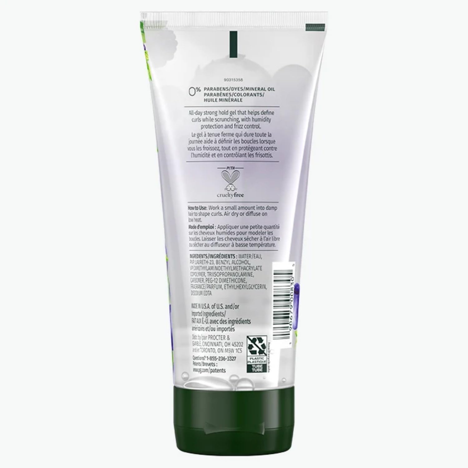 Herbal Essences gel texture close-up demonstrating smooth application benefit