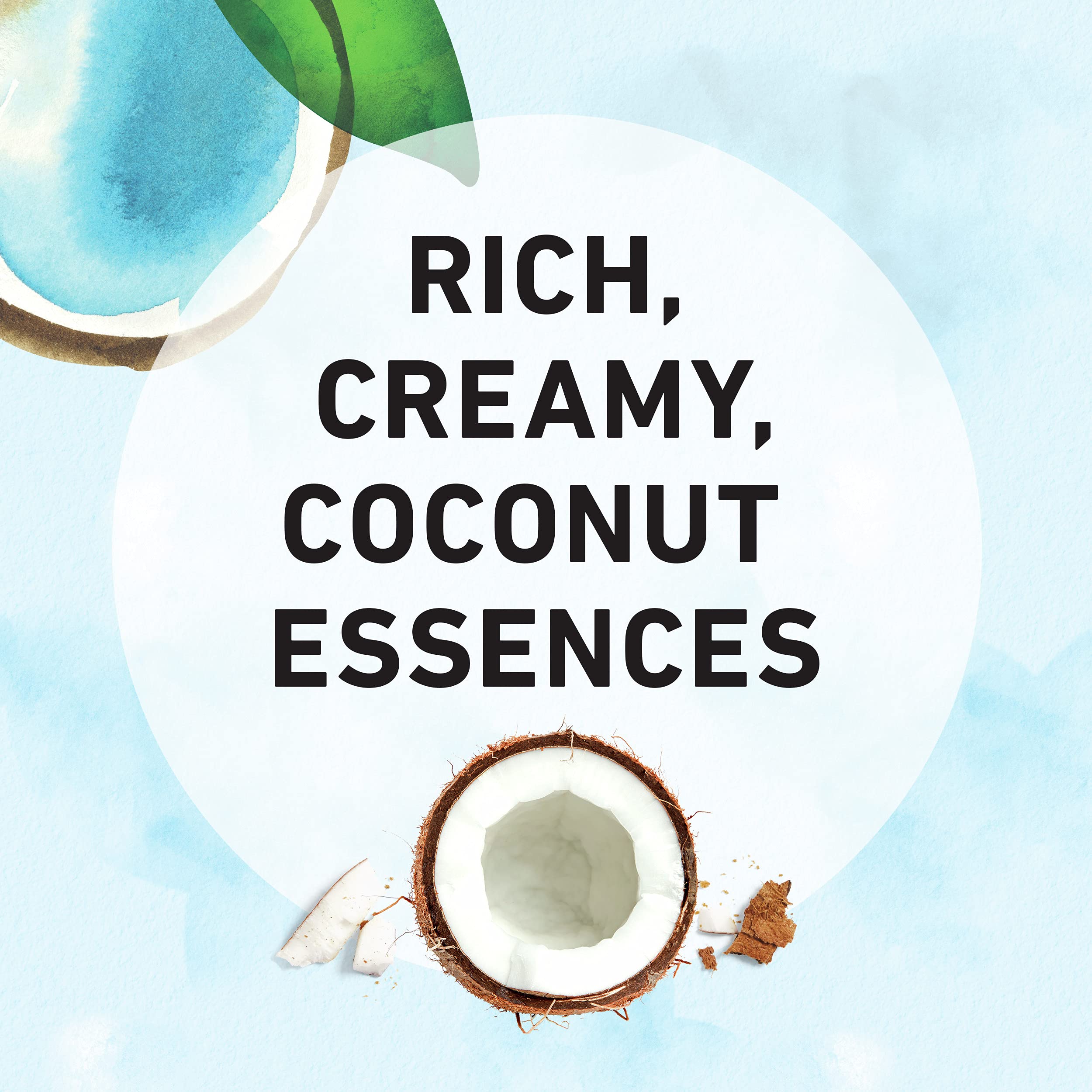 Herbal Essences creamy coconut lather close-up for visible hydration