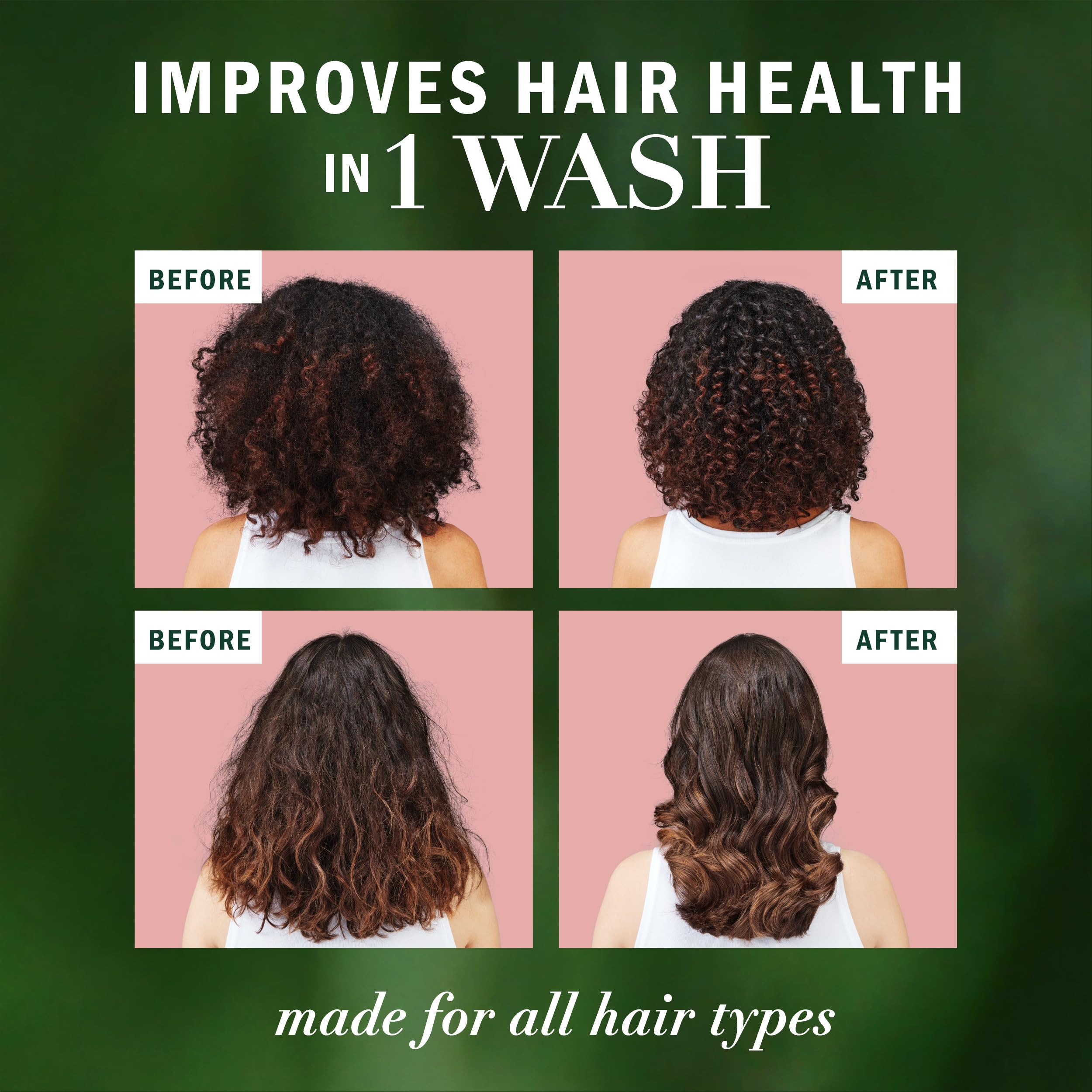 Herbal Essences conditioner being applied in shower for smoother detangling