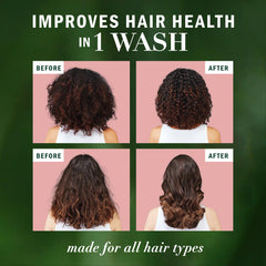 Herbal Essences conditioner being applied in shower for smoother detangling