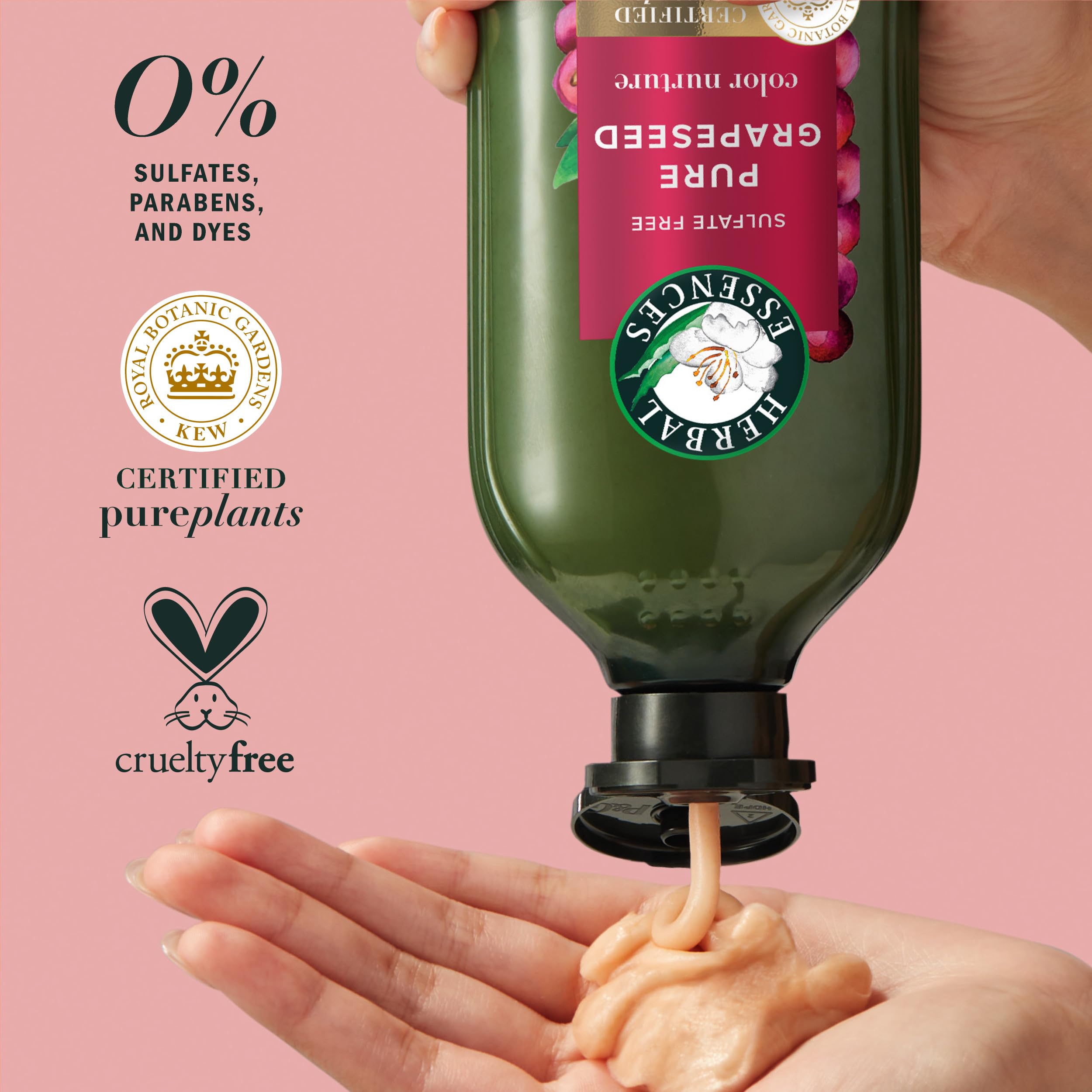 Herbal Essences grapeseed ingredient close-up illustrating antioxidant source