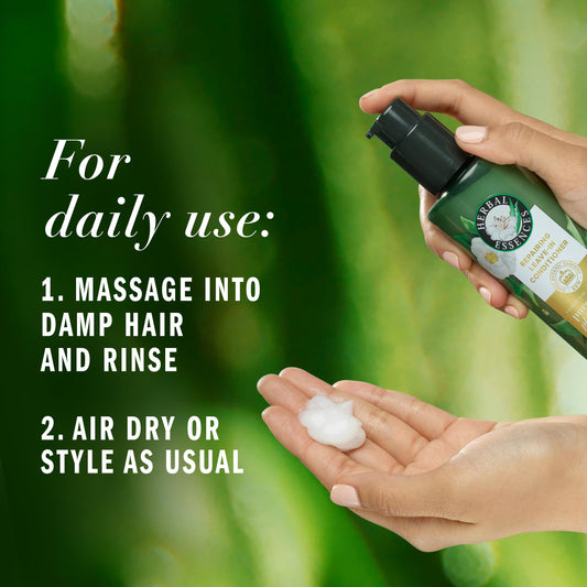 Herbal Essences pump nozzle close-up, demonstrates easy precise dispense