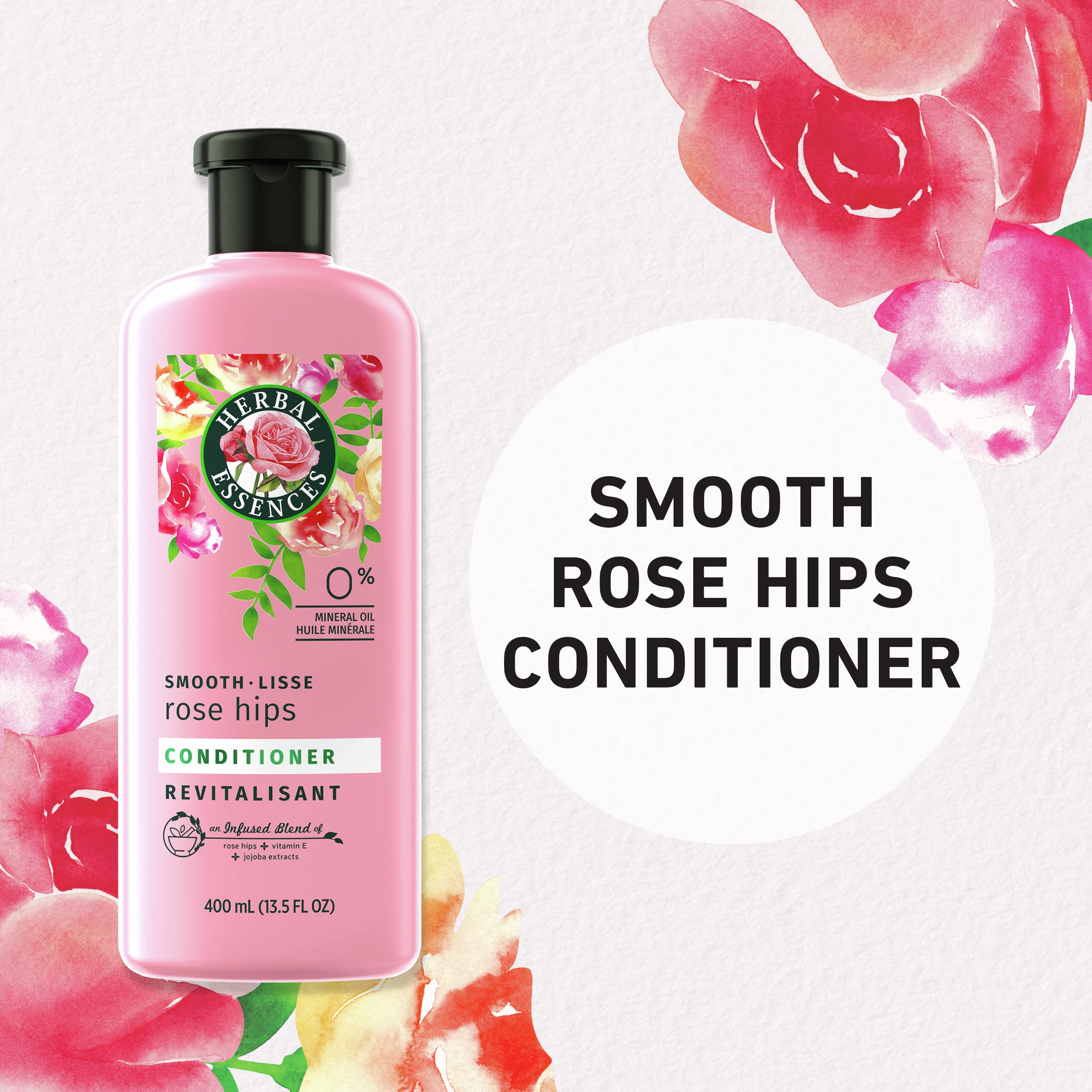 Herbal Essences creamy conditioner texture illustrating lightweight hydration