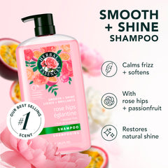 Herbal Essences pump dispenser close-up for easy one-handed use and controlled dosing