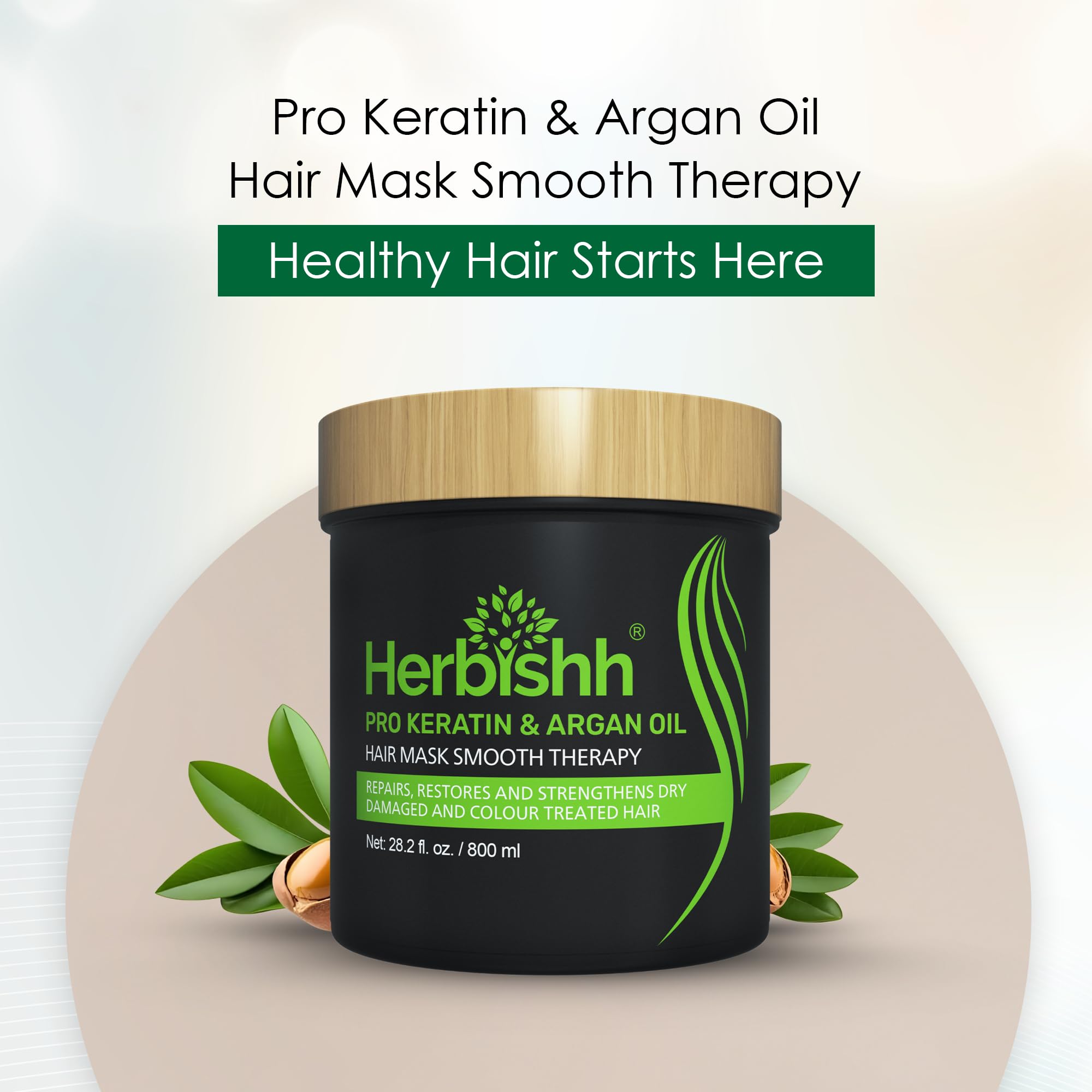 Herbishh jar on bathroom shelf in lifestyle setting showing spa-like benefit