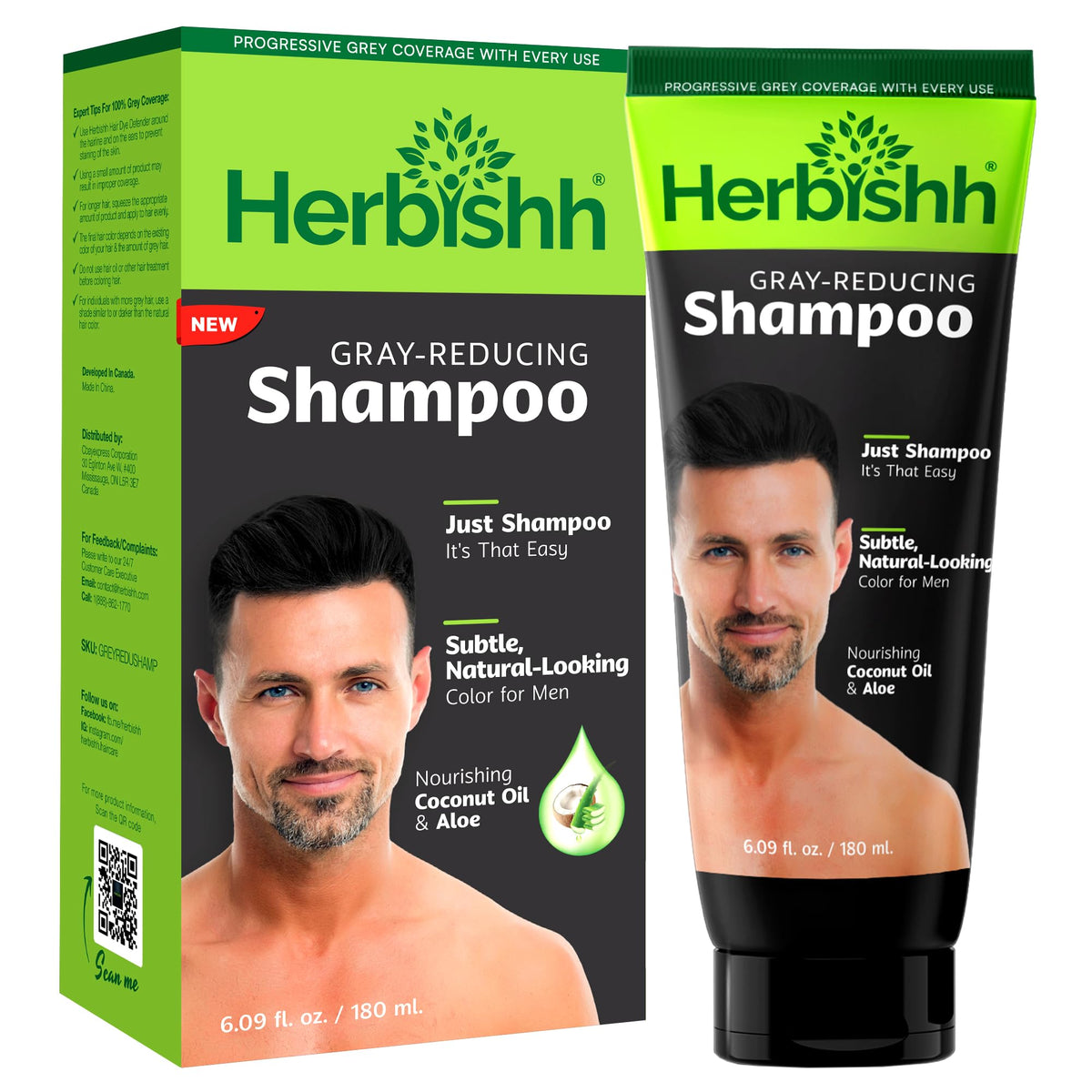 Herbishh front bottle showing packaging and benefits