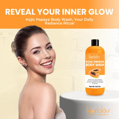Herblov body use underarm demo demonstrating targeted dark-spot cleansing