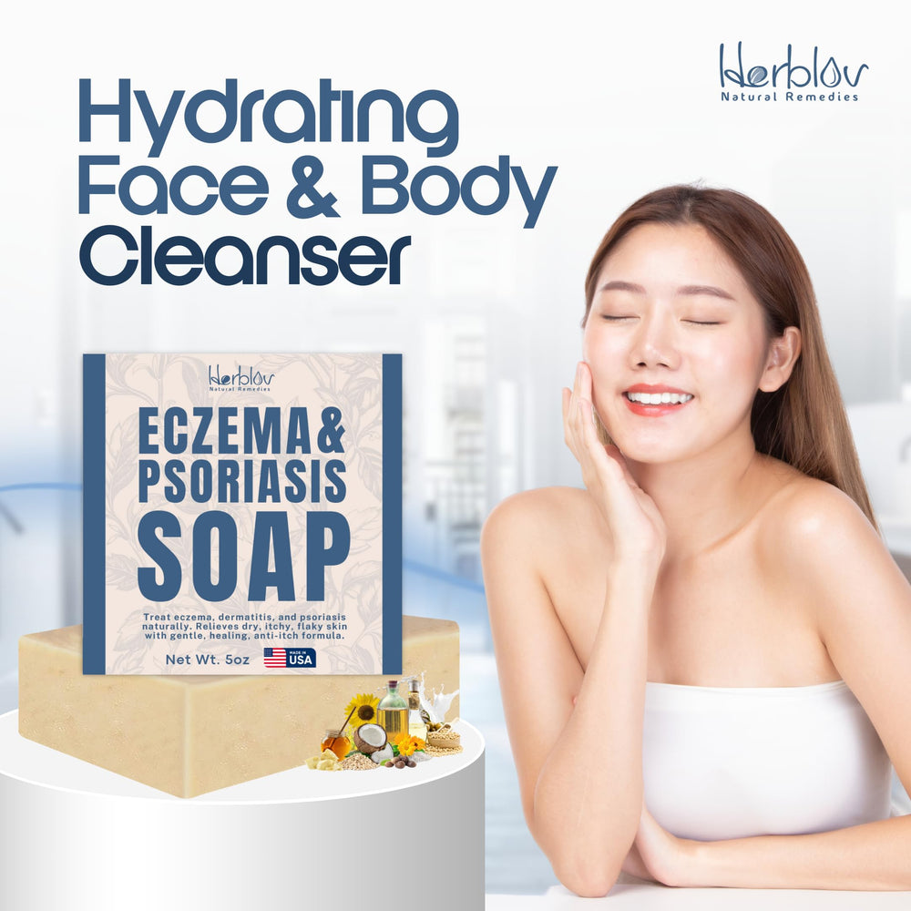 Herblov soap handmade label and stamp conveying crafted quality and trust