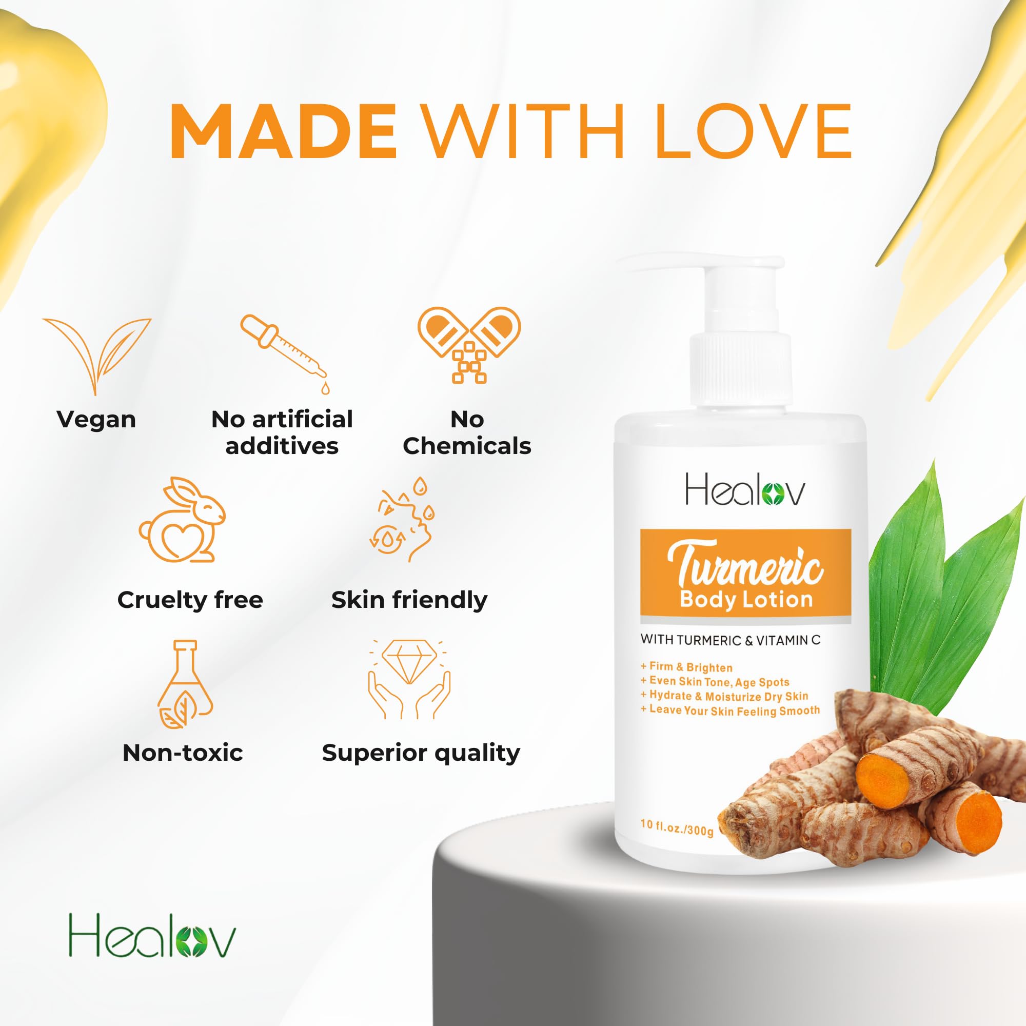 Herblov applied to face in morning routine for even-toned skin
