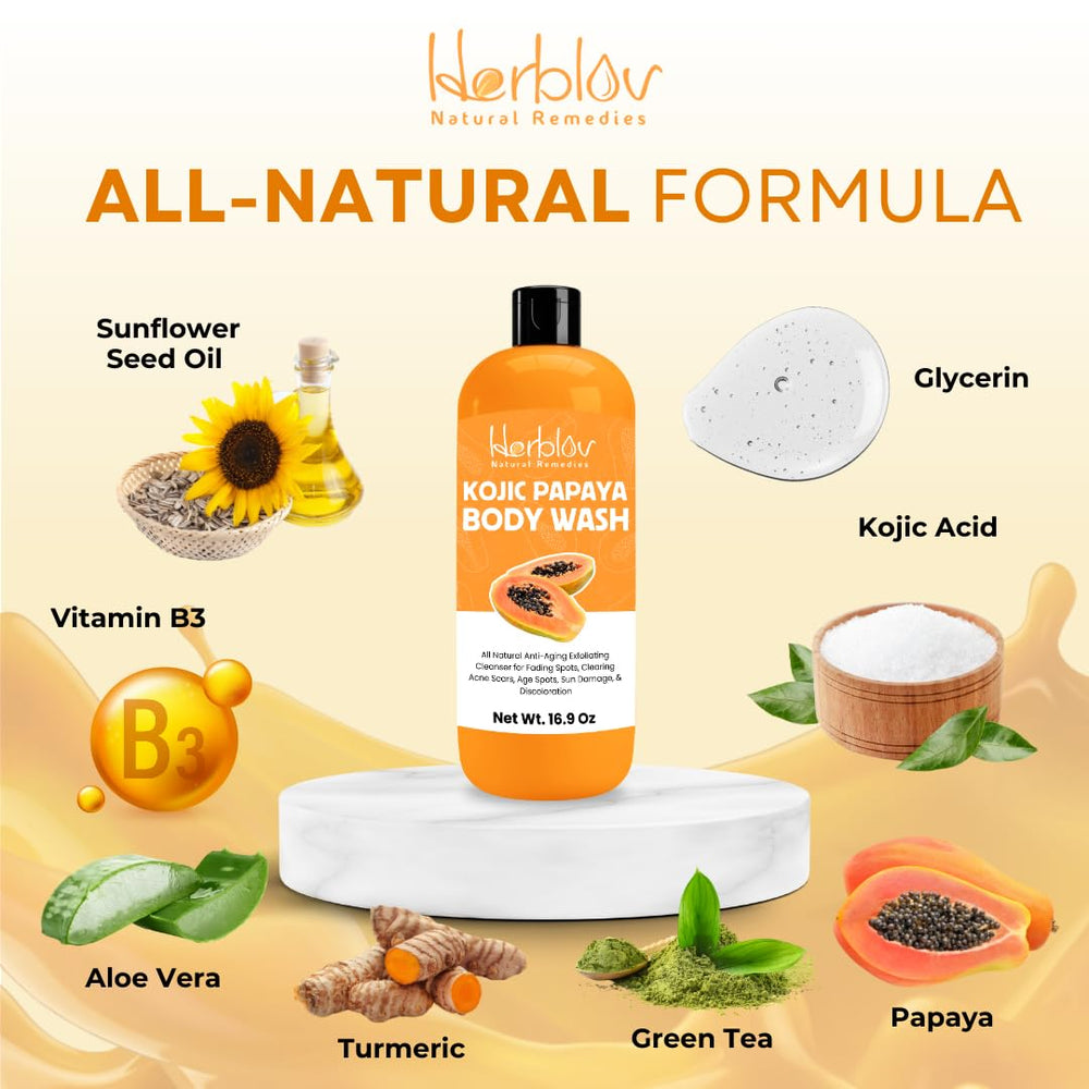 Herblov face cleanse in bathroom setting illustrating daily routine benefit