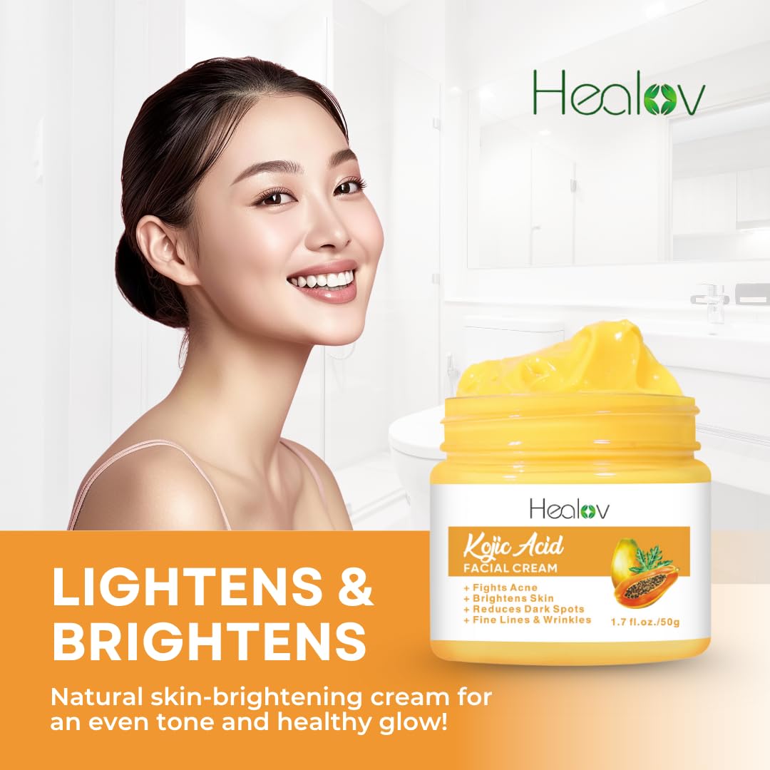 Herblov jar on bathroom shelf suggesting daily skincare routine benefit