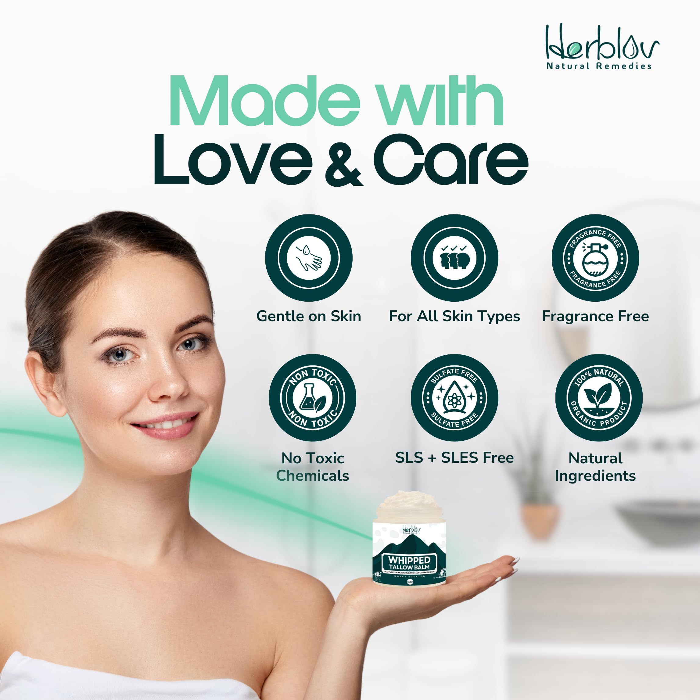 Herblov product label and ingredients closeup highlighting transparency