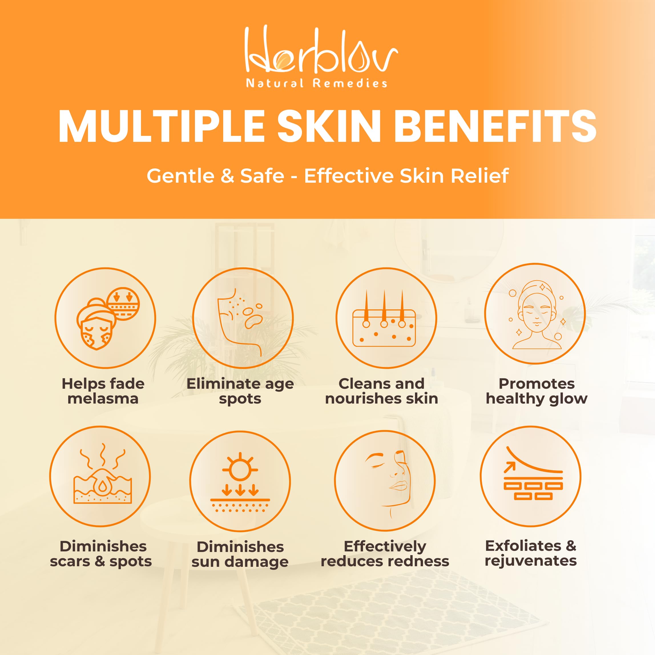 Herblov creamy lather texture demonstrating gentle exfoliating foam