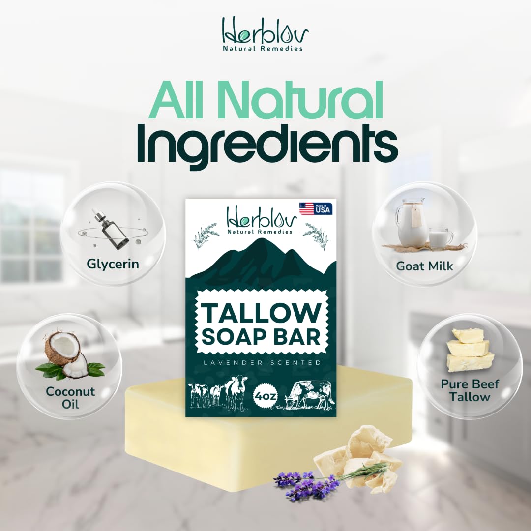 Herblov soap in bathroom lifestyle shot suggesting daily routine comfort and hydration