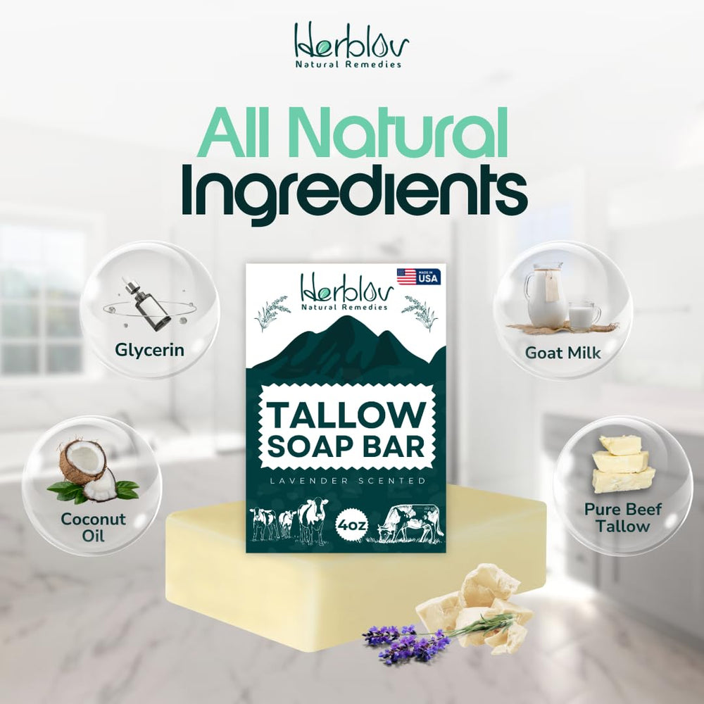 Herblov soap in bathroom lifestyle shot suggesting daily routine comfort and hydration