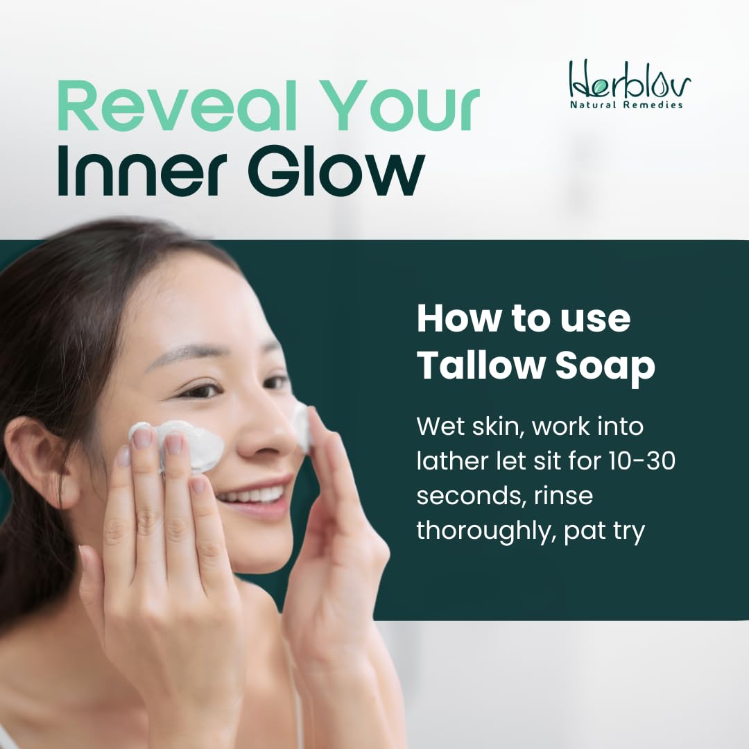 Herblov soap packaging and handmade batch tag emphasizing small-batch quality and origin