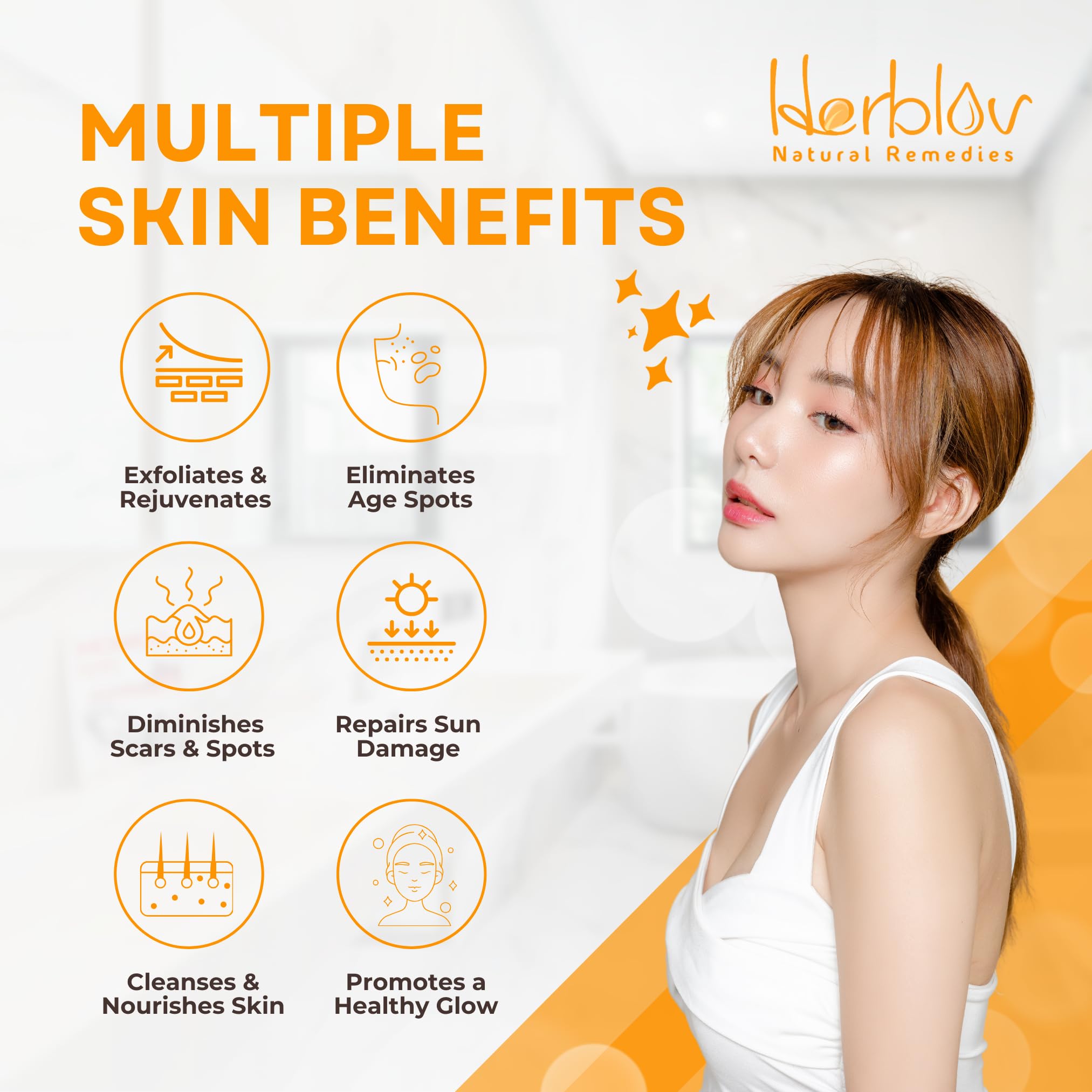 Hand applying Herblov turmeric cream demonstrating gentle, non-greasy absorption