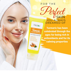 Herblov pump producing foam for gentle daily cleansing