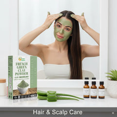 Herbs Botanica hair mask bowl with brush for scalp cleansing and conditioning