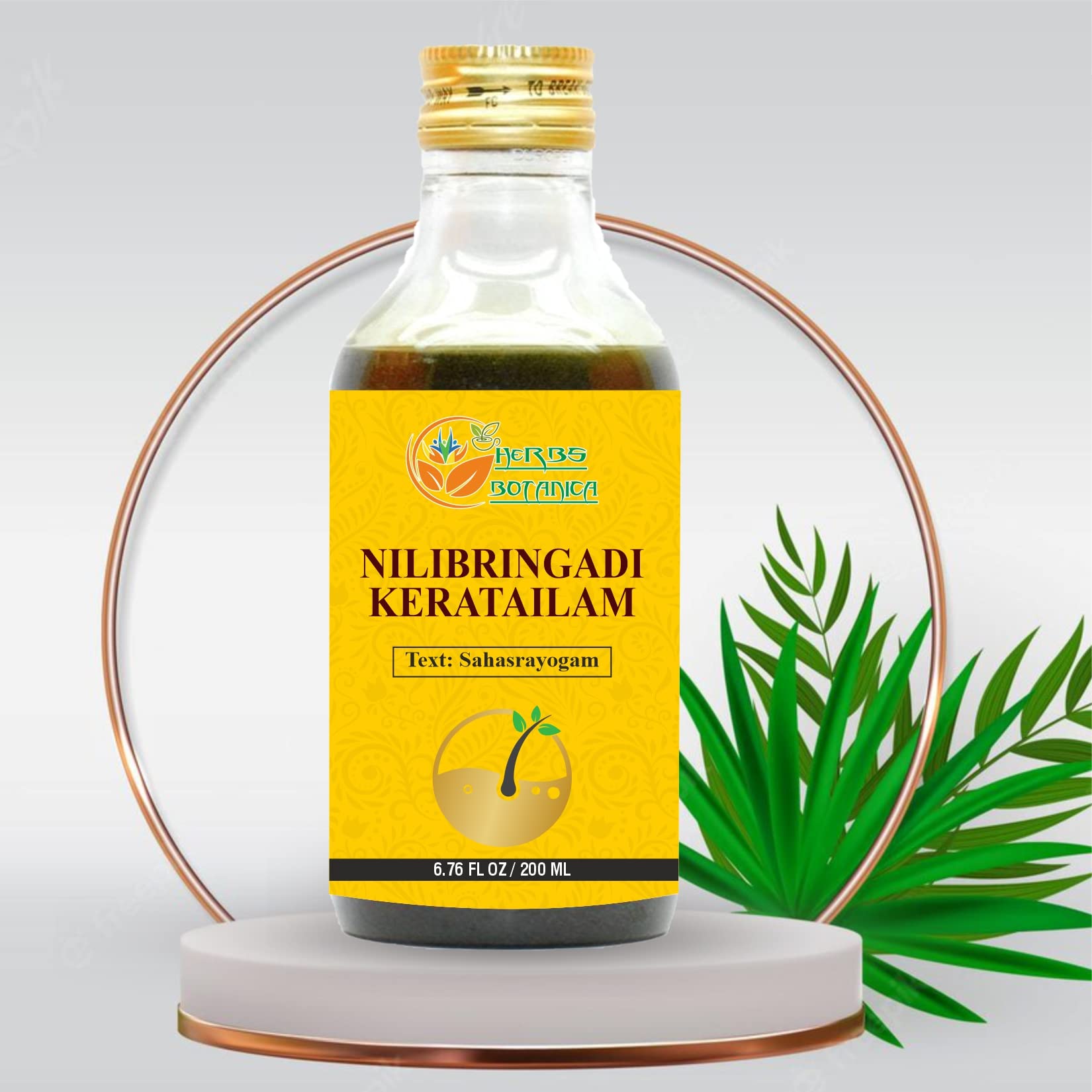 Arrangement of herbs used in Herbs Botanica formula illustrating natural-botanical benefit