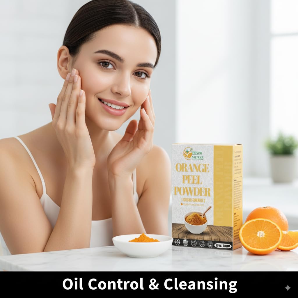 Herbs Botanica powder in bathroom setting showing everyday skincare use