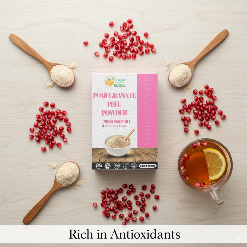 Herbs Botanica powder on spoon illustrating texture and easy measuring