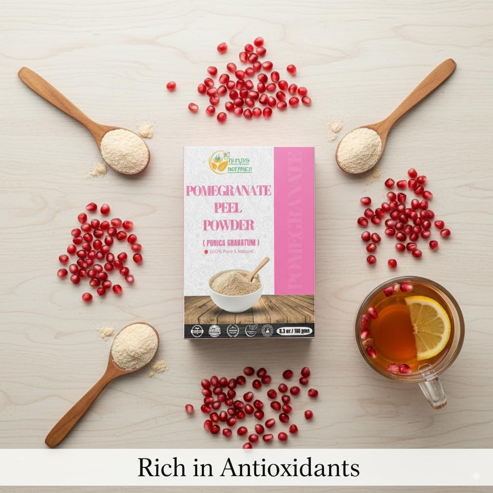 Herbs Botanica powder on spoon illustrating texture and easy measuring