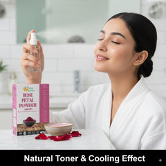 Herbs Botanica bowl mixing rose powder into a DIY face mask for customization