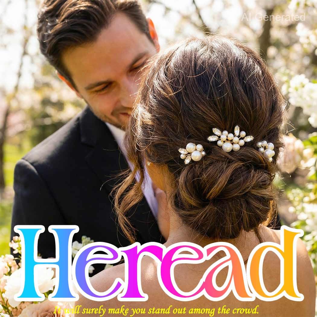 HEREAD side view displaying pin length and alloy prongs, helps secure styles