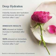 Heritage Store rosewater toner on cotton pad for targeted pore refinement