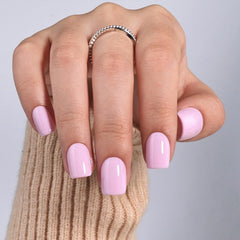 Herlight nails styled with wedding dress showing elegant event-ready look benefit