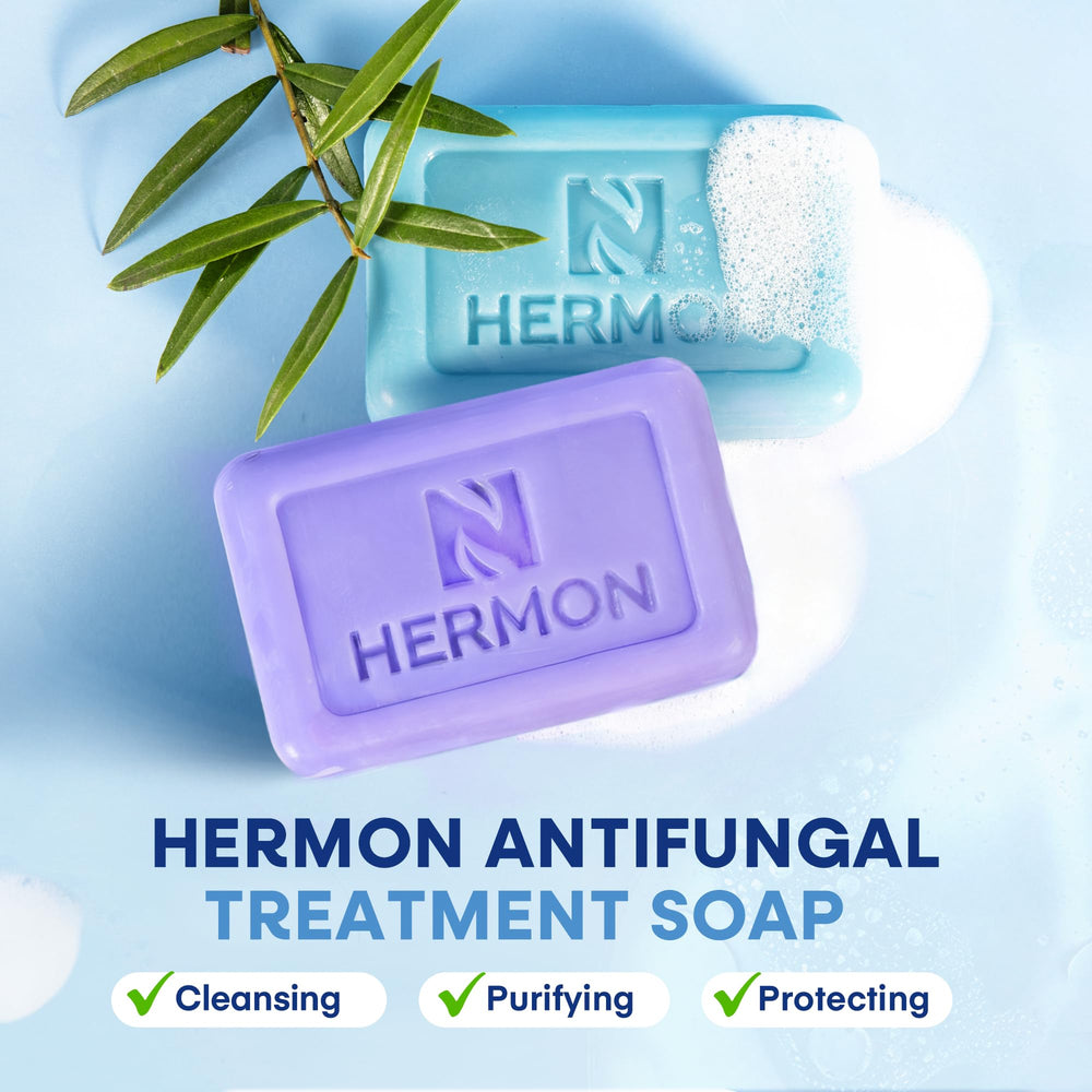 Hermon label close-up listing ingredients for clear transparency