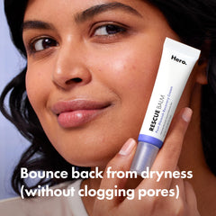 Hero Cosmetics Rescue Balm close-up of product texture for soothing post-blemish moisture