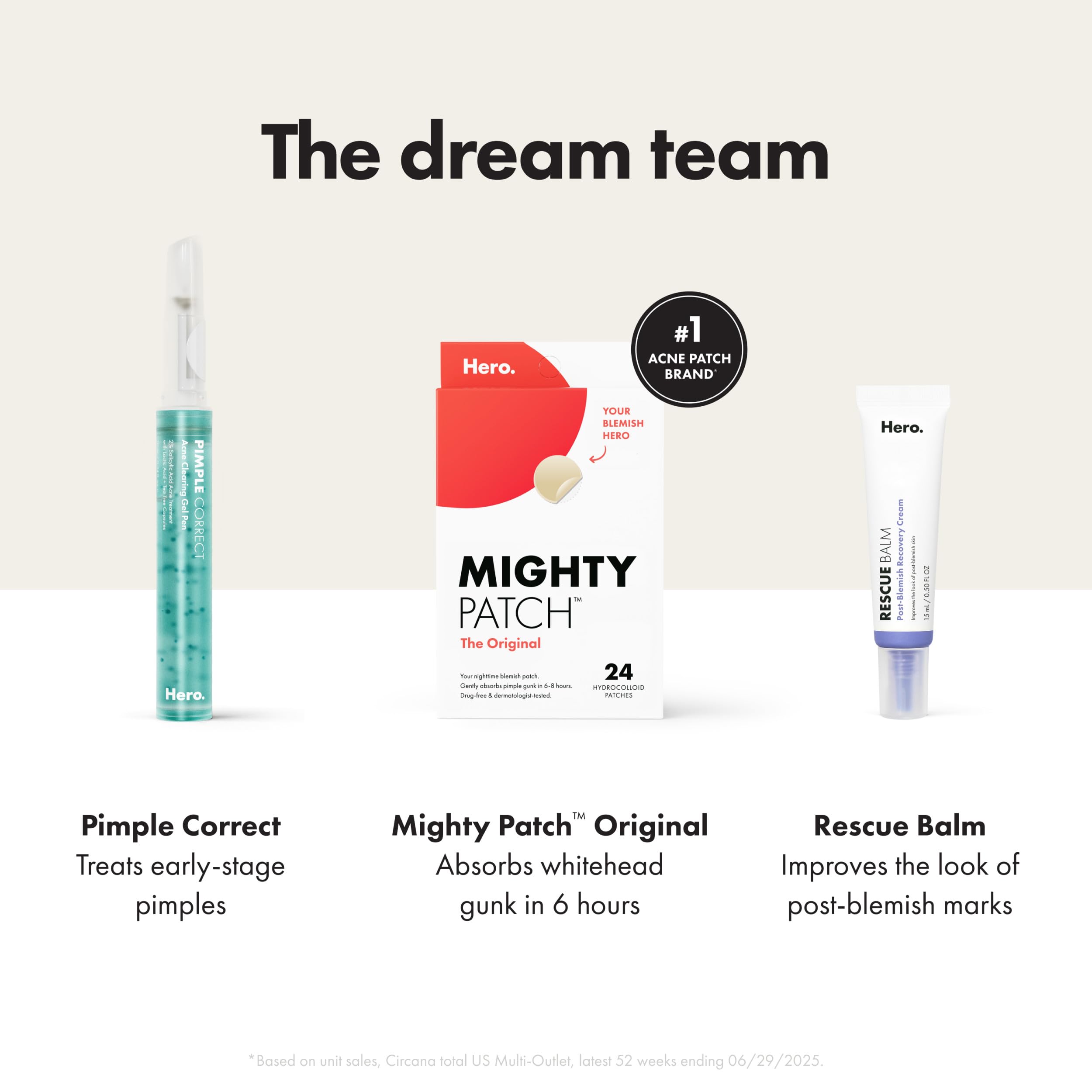 Hero Cosmetics Rescue Balm tucked in a bag for on-the-go soothing and quick touch-ups