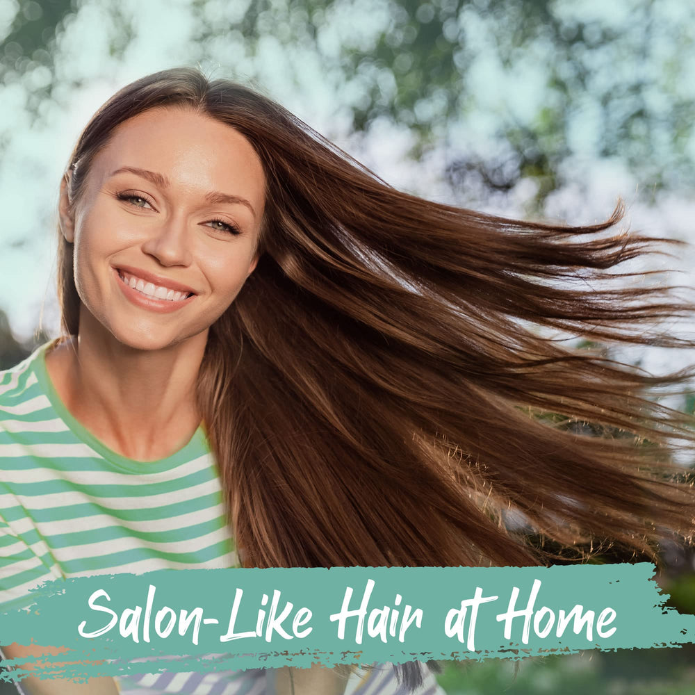 HerStyler used while blow-drying illustrating smoother, faster styling