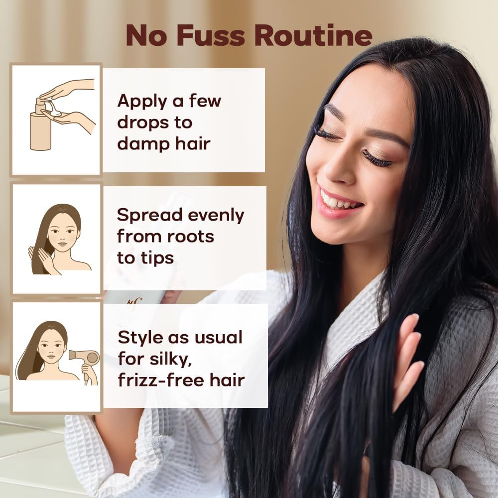 HerStyler used on color-treated hair to maintain moisture and softness