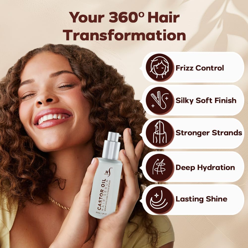 HerStyler serum dropper releasing glossy texture for easy absorption