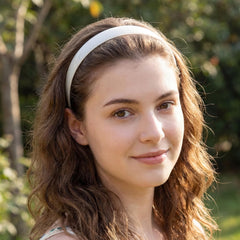 HESTYA decorated headband example for weddings showing customizable design inspiration
