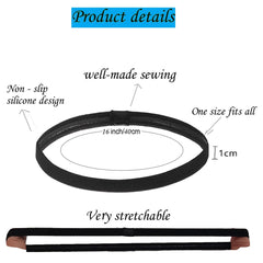 Hexchasty close-up showing silicone grip inside band for slip-resistance