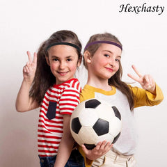 Hexchasty headband used during gym workout for comfortable hair control