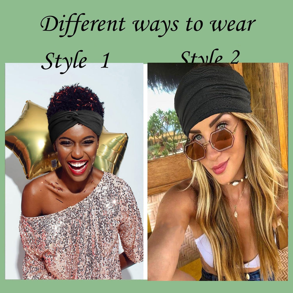Hexchasty two black headbands flat-lay showing pack convenience